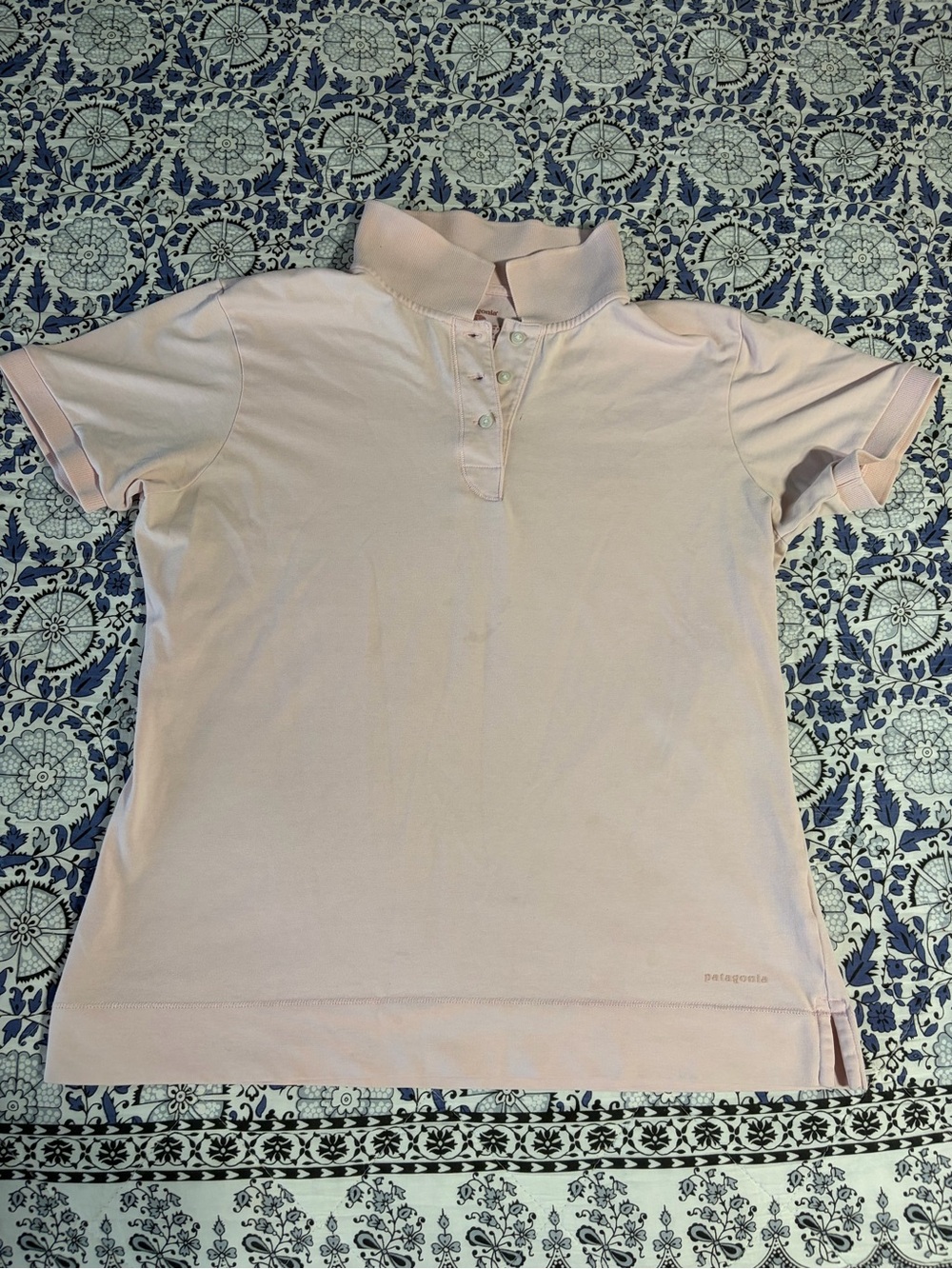 Medium Light Pink Patagonia Polo Shirt see pictures